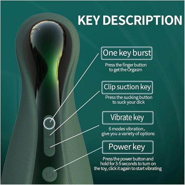 Blowmotion GT Suction Male Masturbator Army Green