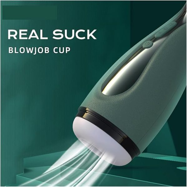 Blowmotion GT Suction Male Masturbator Army Green