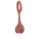 Cock Ring With Fake Tesicle Hairy Style