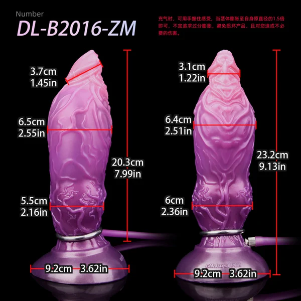 Drakor - Suction Cup Expendable Dragon Cock 9 Inches