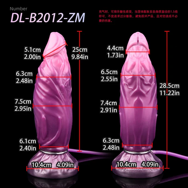 Drakor XL  - Huge Size Purple Dragon Dildo 11 Inches