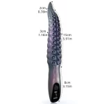 Handheld Vibrating Tentacle G-spot Dildo 6 Inches