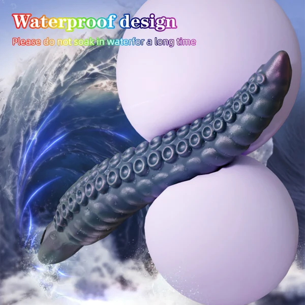 Handheld Vibrating Tentacle G-spot Dildo 6 Inches