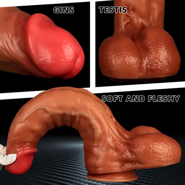 Huge Realistic Dildo Top-Grade Silicone 18 Inches