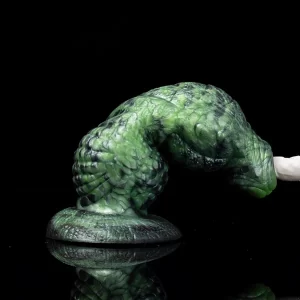 Kaiju Dildo Grothmaw Green Lizard 7.2 Inches