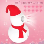 Snowman Vibrator for Christmas Clit Sex Toy