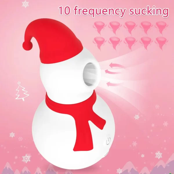 Snowman Vibrator for Christmas Clit Sex Toy