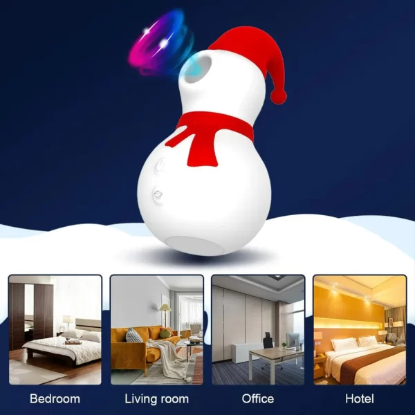 Snowman Vibrator for Christmas Clit Sex Toy