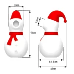 Snowman Vibrator for Christmas Clit Sex Toy