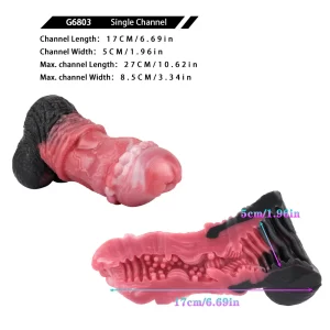 Monster Penis Sleeve Masturbator With Beads