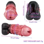 Monster Penis Sleeve Masturbator With Beads