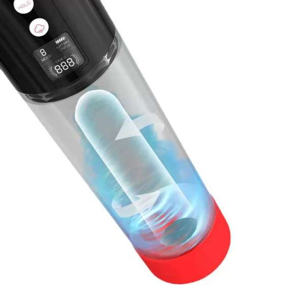 Penis Vacuum Pump Air Sucking With Led Screen