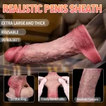 Real Feel Penis Sleeve 9 Sizes & Premium silicone