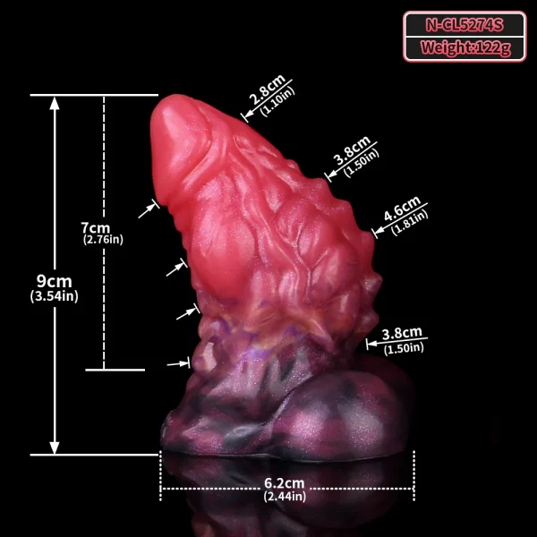 Gozilla Dildo Plug For Anal 3.5 Inches