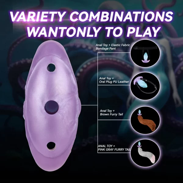 Tentacle Butt Plug Multi Purpose 3 Sizes