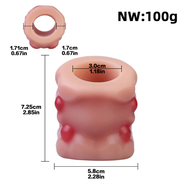 Rush Cell – Textured Tentacle Long Cock Ring
