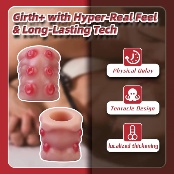Rush Cell – Textured Tentacle Long Cock Ring