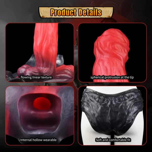 The Broodshaft – Monster Hollow Dildo 8 Inches