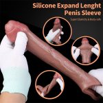 Uncut Penis Sleeve Flexible 6.5 Inches