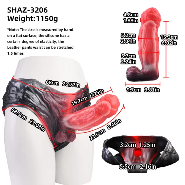 Vulcan’s Hunger – Wearable Dragon Fantasy Dildo 8.7 Inches
