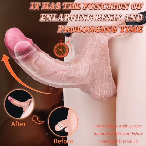 Wearable Penis Sleeve With Premium Silicone 6 Inches