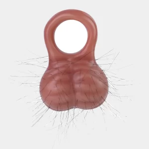 Anesidora Cock Ring With Balls Hairy Style