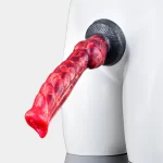 Equine Cock Fantasy Knotted Dildo 9.44 Inches