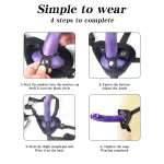 Anesidora Classic Harness Dildo For Lesbian 7.8 Inches