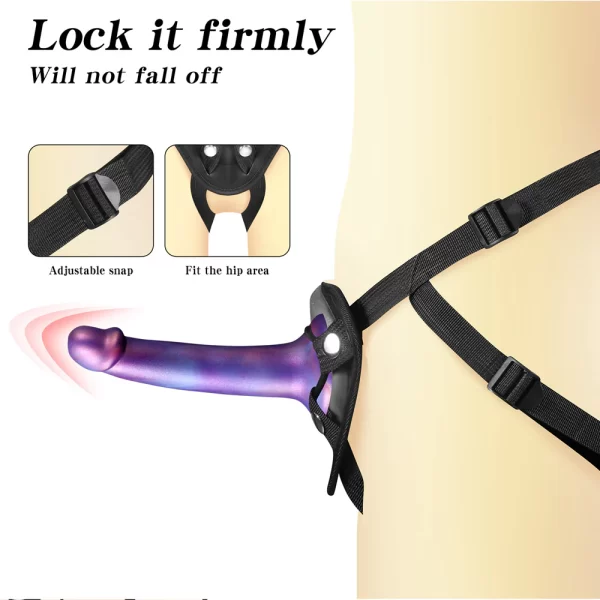 Anesidora Classic Harness Dildo For Lesbian 7.8 Inches