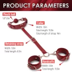 Bdsm Hand Cuffs With Ball Gags Adjustable Design
