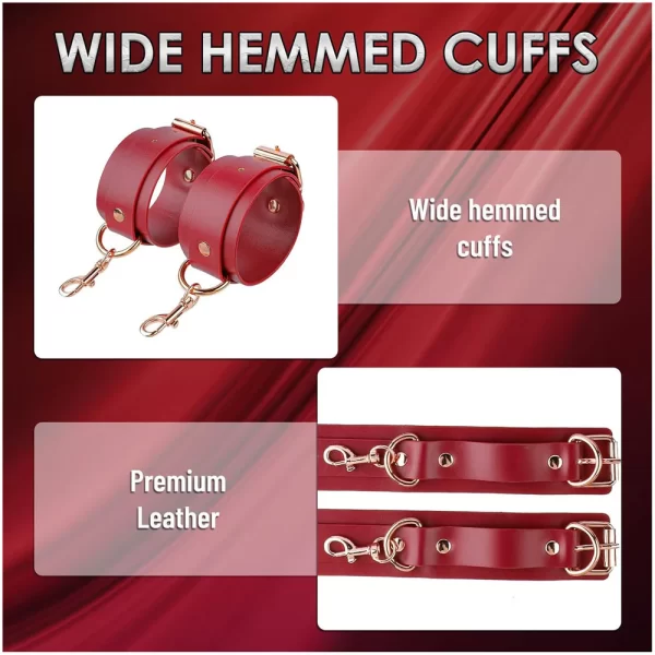 Bdsm Hand Cuffs With Ball Gags Adjustable Design