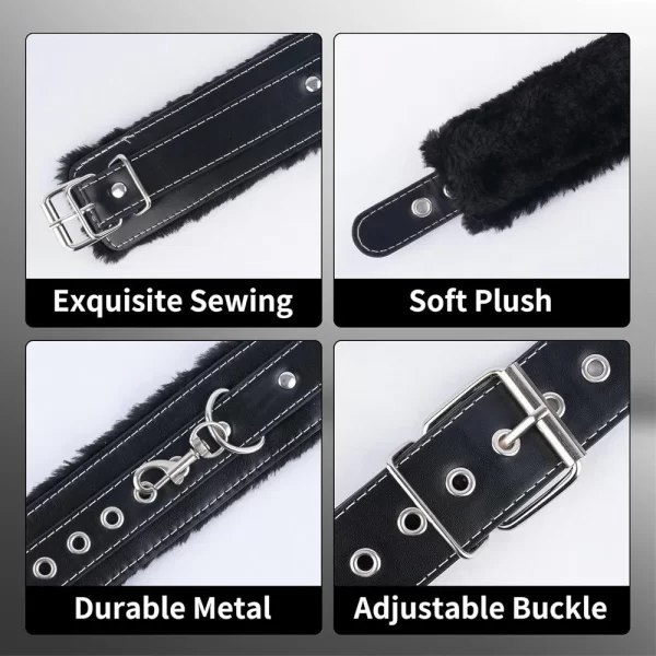 Bdsm Hand Cuffs With Nipple Clamps Adjustable Design