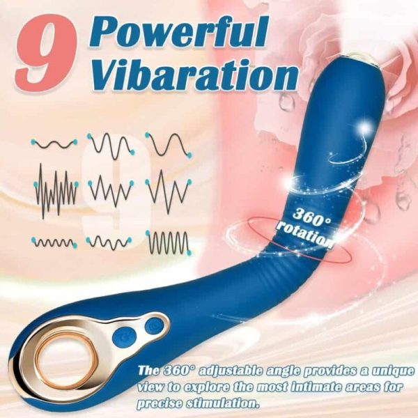 Camera Dildo Vibration & Heating Bendable Design
