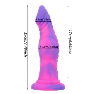 Cosmic Charger Silicone Horse Dildo 7.4 Inches