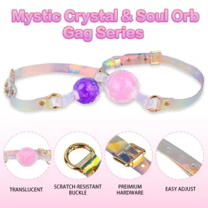 Crystal Ball Gag With Premium Silicone for Beginner (2)