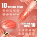 Dual G-Spot Clitoris Stimulating Vibrator