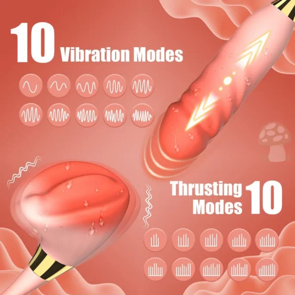 Dual G-Spot Clitoris Stimulating Vibrator