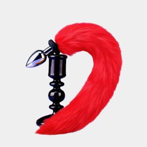 Electro Shock Butt Plug With Tail 3 Sizes