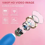 Endoscope Vibrator With App Control 1080P HD