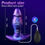 Galaxy - Large Squirting Butt Plug 3 Sizes