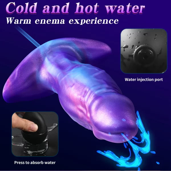 Galaxy - Large Squirting Butt Plug 3 Sizes
