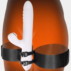 Hands-Free Strap-On Vibrator for Clit & G-Spot