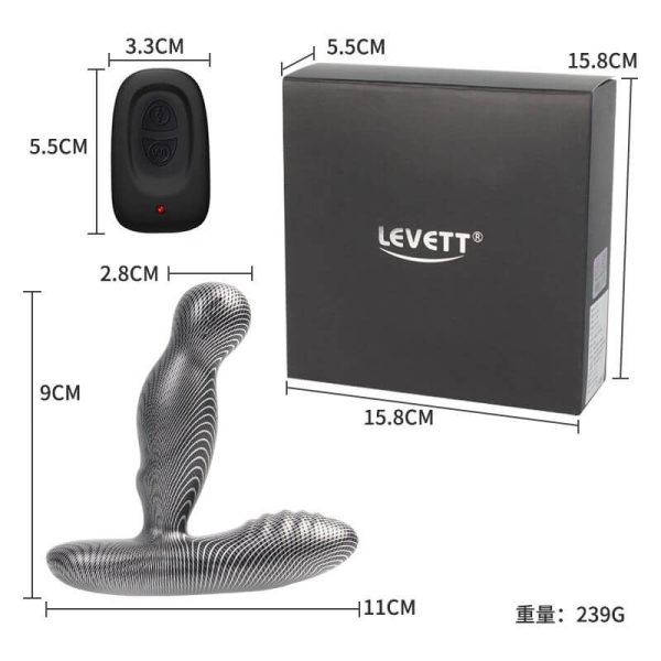 Long Distance Prostate Massager With 360° Rotating