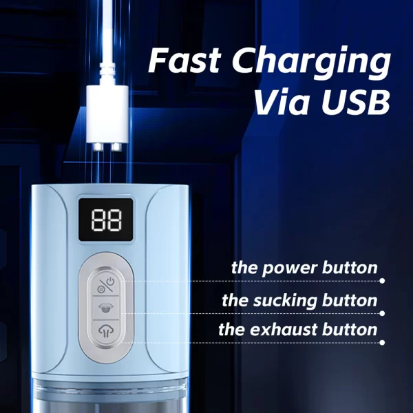 Male Dick Pump 2‑in‑1 Masurbator
