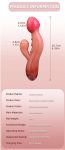 Mushroom Head Dildo Handheld Vibration 8 Inches