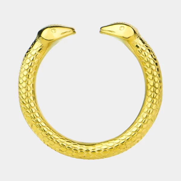 Gold Cock Ring Snake Design 5 Sizes