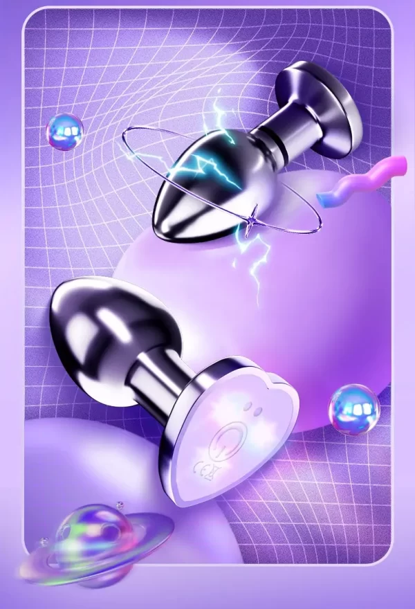 Led Butt Plug With Tail 3 Sizes