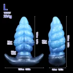Octopus Butt Plug Fantasy Silicone Design With Strap