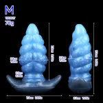 Octopus Butt Plug Fantasy Silicone Design With Strap