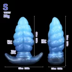 Octopus Butt Plug Fantasy Silicone Design With Strap